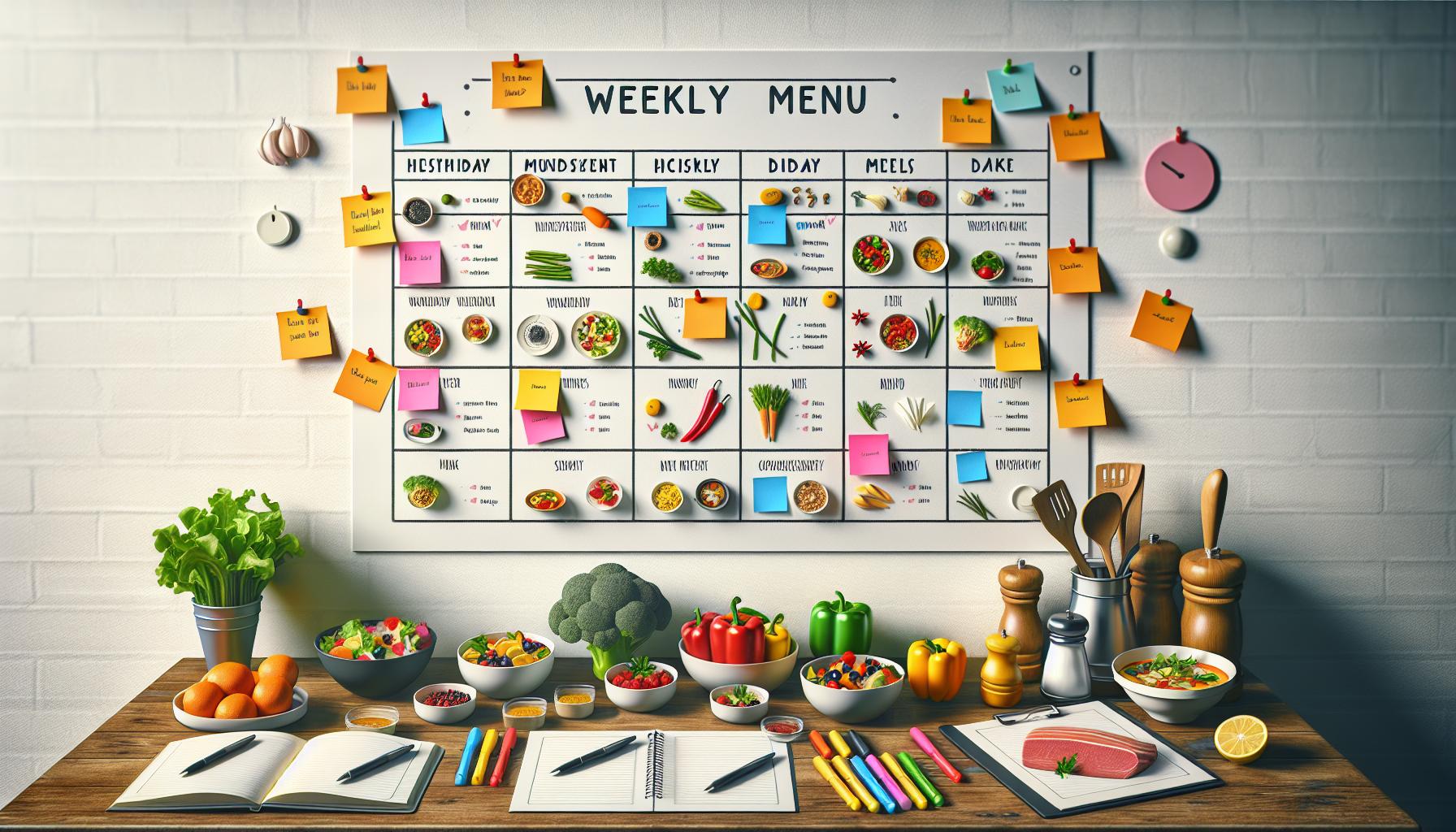 Jak si chytře naplánovat týdenní menu